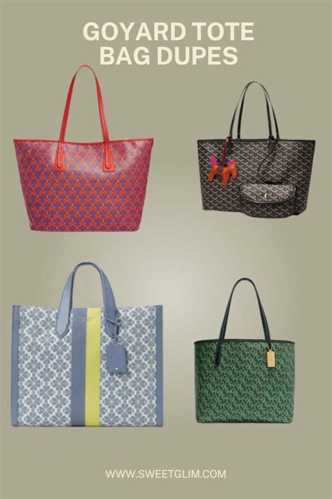 goyard dupes|goyard tote alternative.